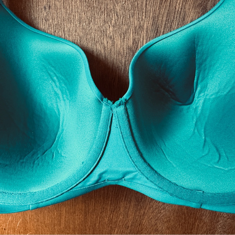 Cacique Teal Modern Luxe full coverage bra 34H
EUC worn 2x - Picture 6 of 11